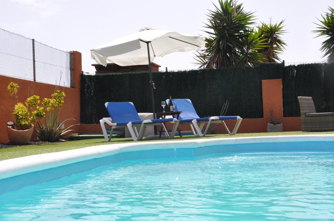 Eco Villa White Suite With Climatized Pool Caleta De Fuste Exteriér fotografie